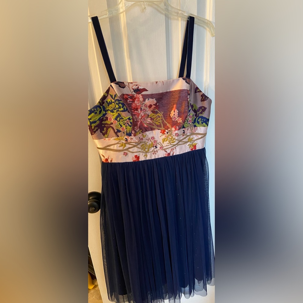 Beautiful cocktail dress from Anthropologie- worn once.